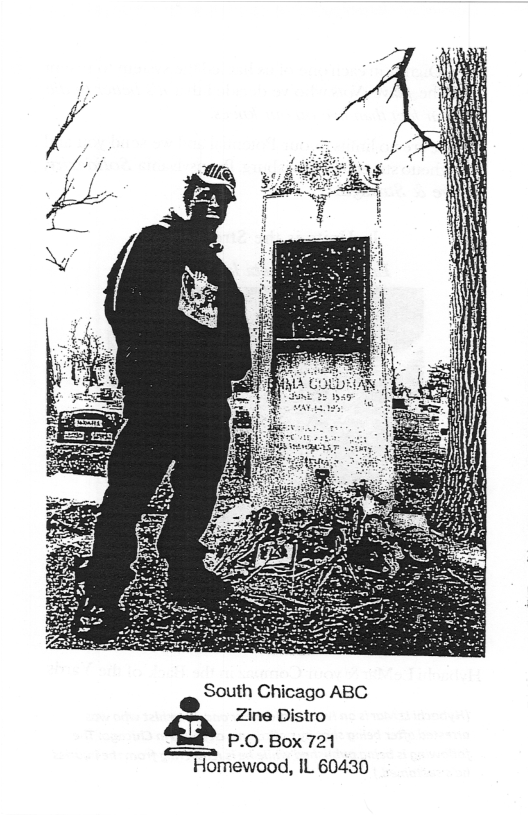 South Chicago ABC Zine Distro Q P.O. Box 721  Homewood, IL 60430 